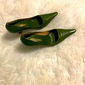 Green Giuseppe Zanotti Design shoes.